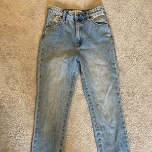 Rollas Dusters full length high waisted jeans